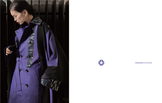 MIZEN BLUE「勝」牛首紬 × ARLNATA