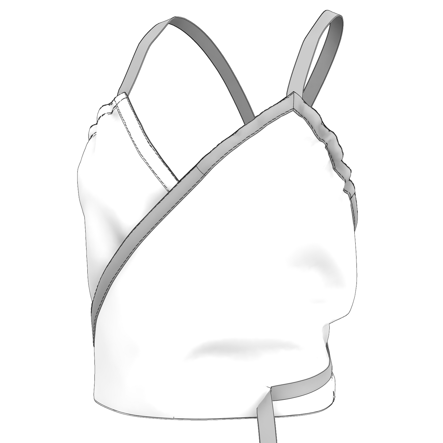 origami top / ladies
