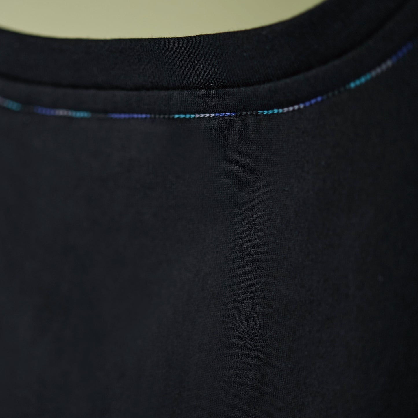 絣コットンTシャツ