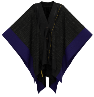 KIMONO knit square cape