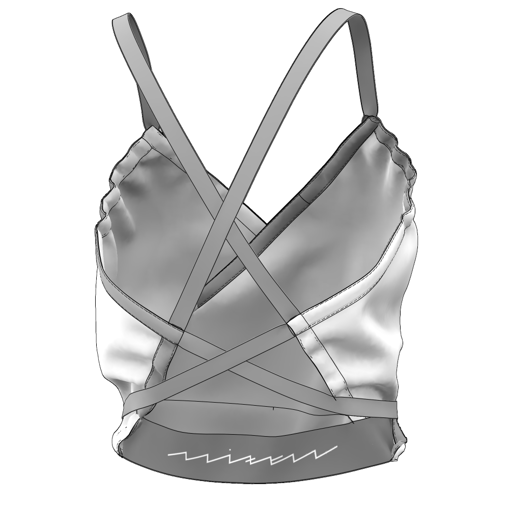 origami top / ladies