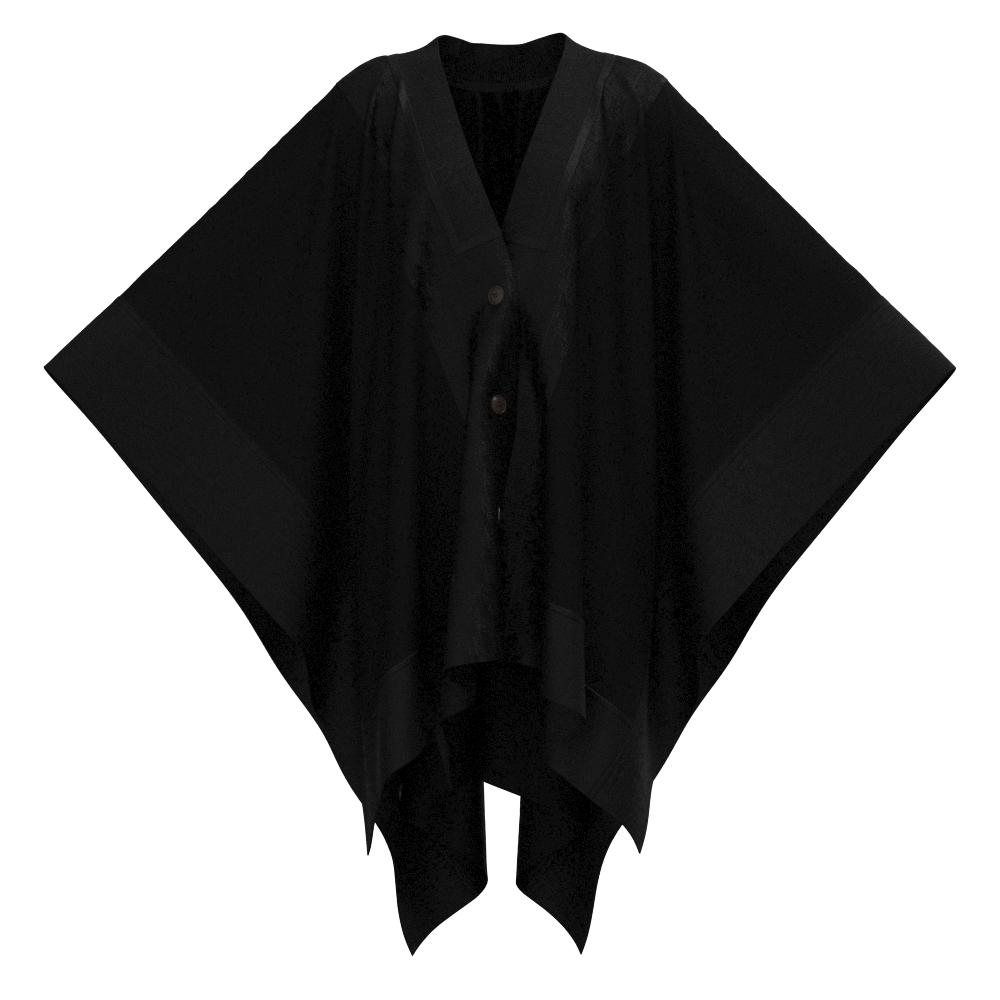 KIMONO knit square cape