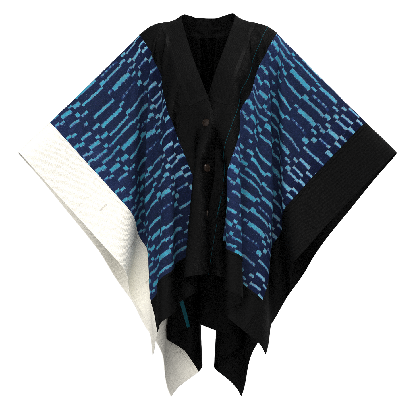 KAMUI - 久留米絣 板絣(特)波ブロック