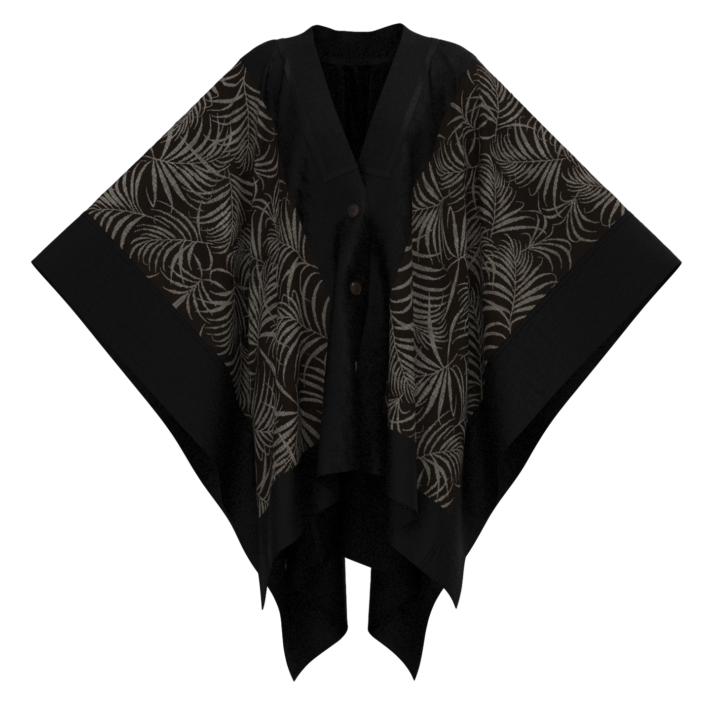 KIMONO knit square cape