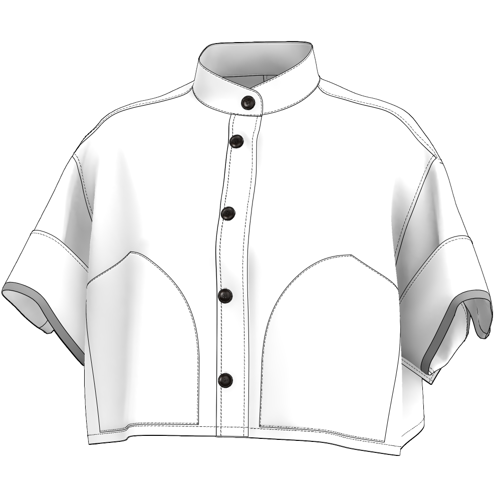 short shirt blouson / ladies