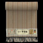 Yarn-dyed stripes astringent orange