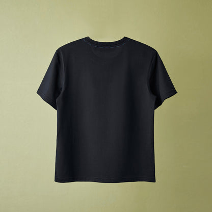 絣コットンTシャツ
