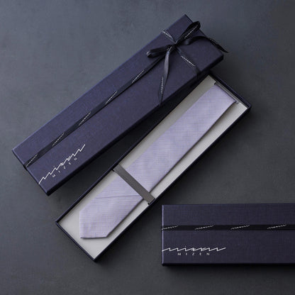 Slash tie/Men's - Ushiku Tsumugi "Noboru" Chambray Raincoat