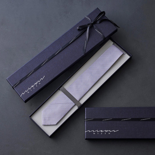 Slash tie/Men's - Ushiku Tsumugi "Noboru" Chambray Raincoat