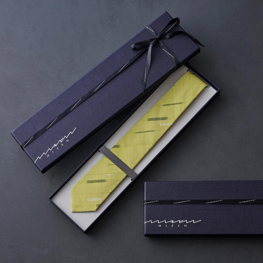 Slash tie - Haebaru Kaori "Noboru" Kwan Kwan Kaori warp ikat