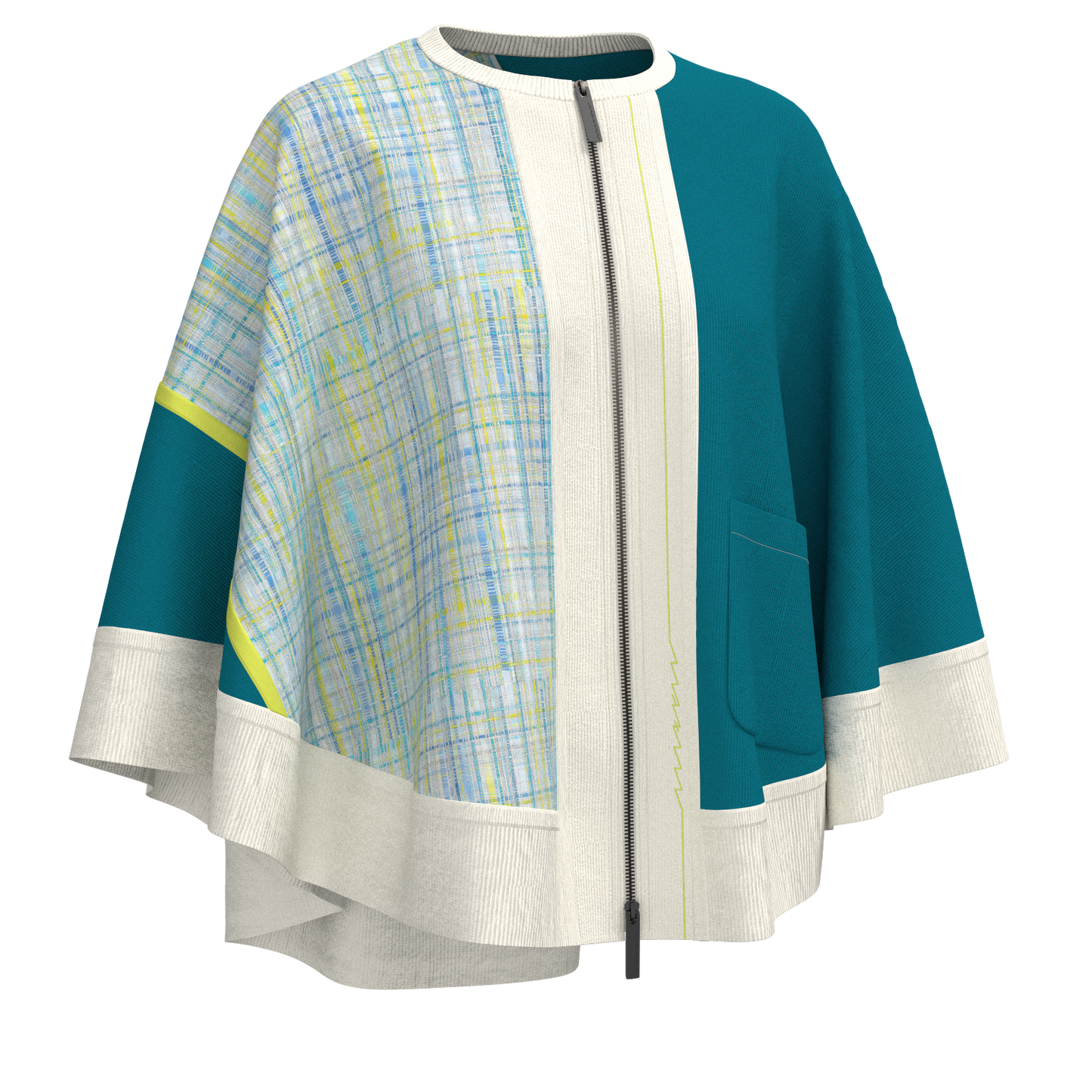 KIMONO knit circle cape