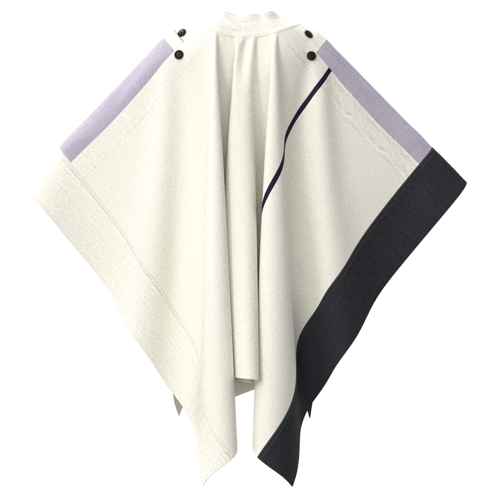 KIMONO knit square cape