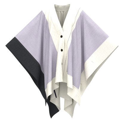 KIMONO knit square cape