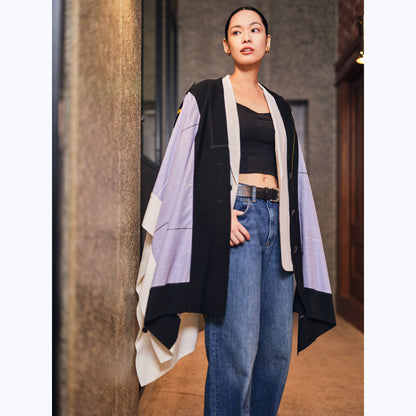 KAMUI - いしげ結城紬　変わり織　水色