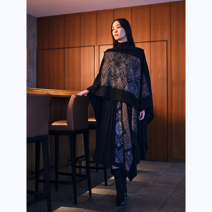 KIMONO knit square cape