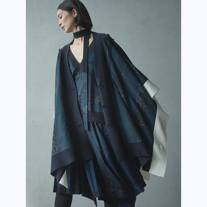 KAMUI - 石下結城紬 80亀甲飛び柄 花絣