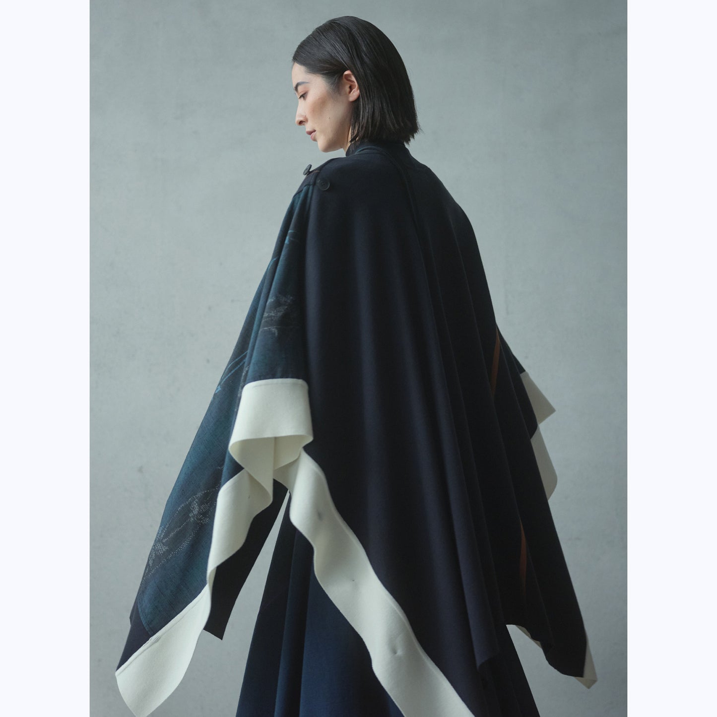 KAMUI - 石下結城紬 80亀甲飛び柄 花絣