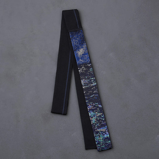 KIMONOニット タイダブル - 螺鈿織　星空と海