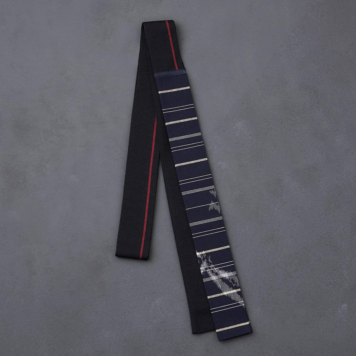 KIMONOニット タイダブル - 久留米絣「勝」勝蜻蛉