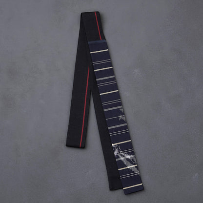 KIMONOニット タイダブル - 久留米絣「勝」勝蜻蛉