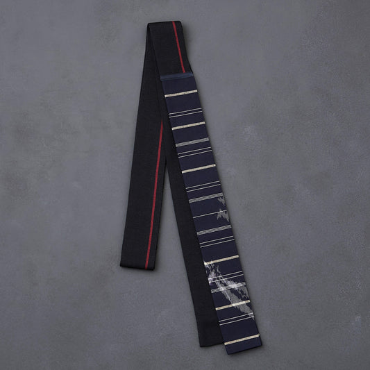 KIMONOニット タイダブル - 久留米絣「勝」勝蜻蛉