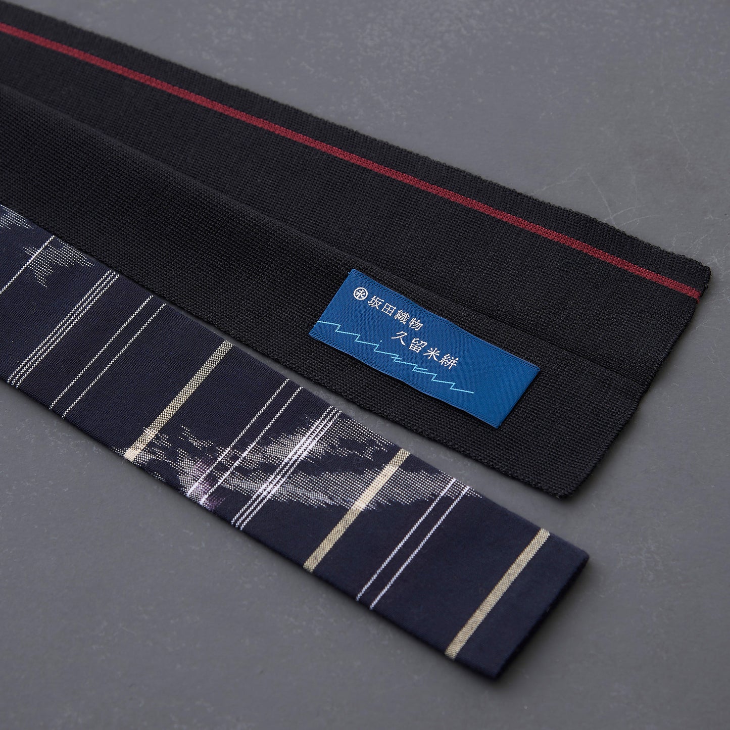 KIMONOニット タイダブル - 久留米絣「勝」勝蜻蛉