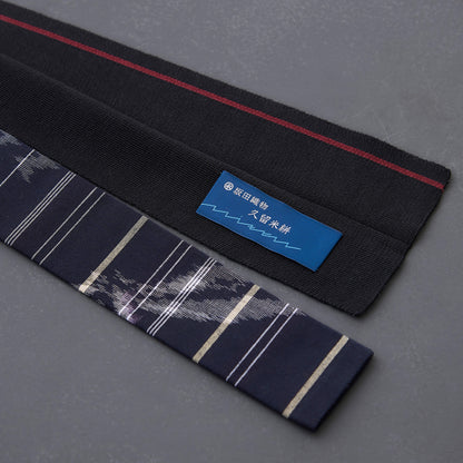 KIMONOニット タイダブル - 久留米絣「勝」勝蜻蛉