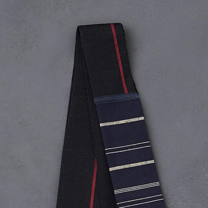 KIMONOニット タイダブル - 久留米絣「勝」勝蜻蛉