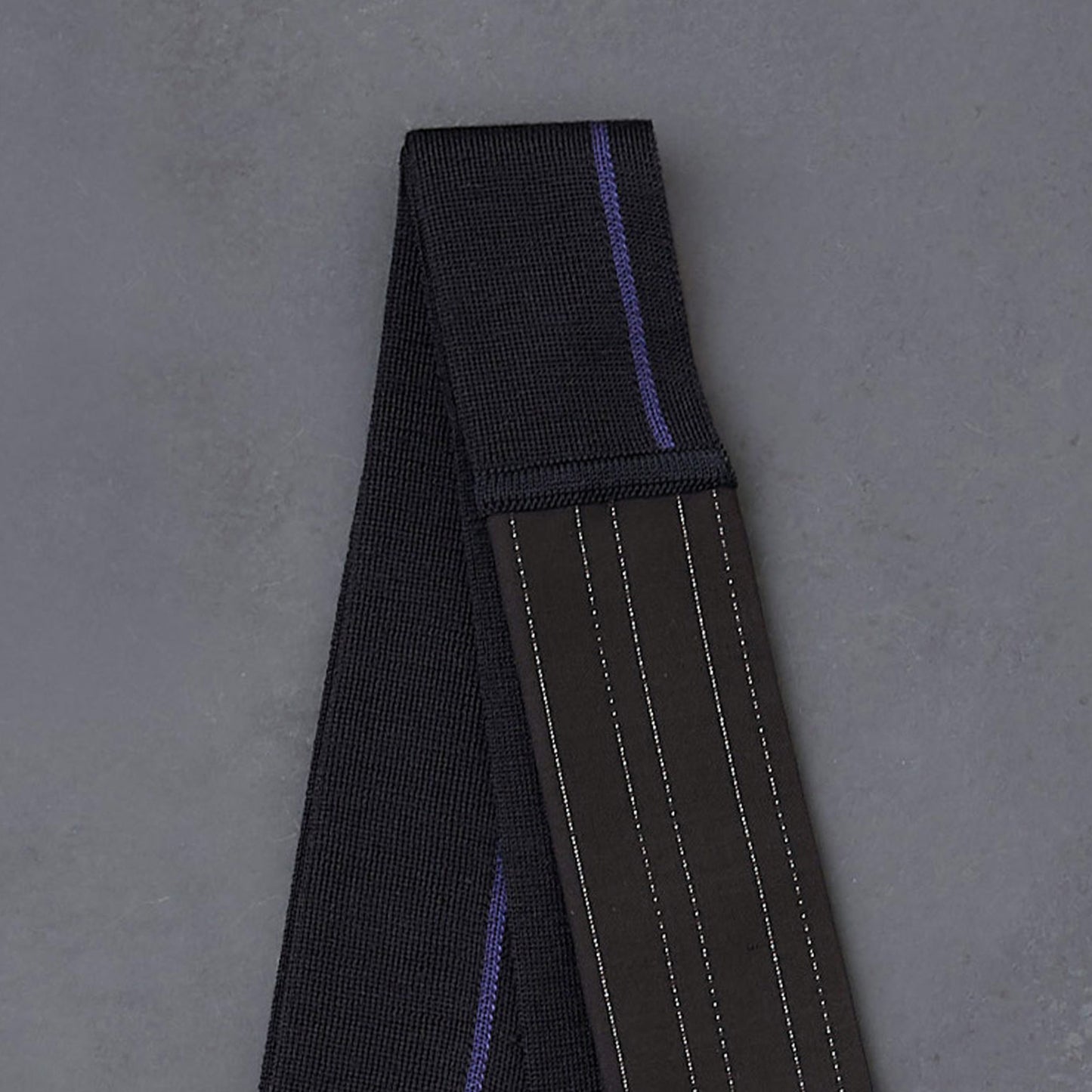 KIMONOニット タイダブル - 本場大島紬　華かすり　泥　1275