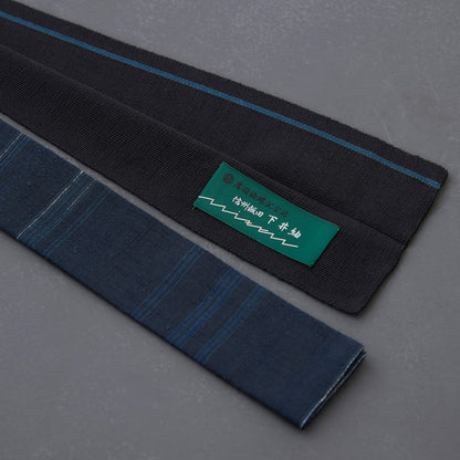 KIMONOニット タイダブル - 下井紬「勝」一列花織紬着尺