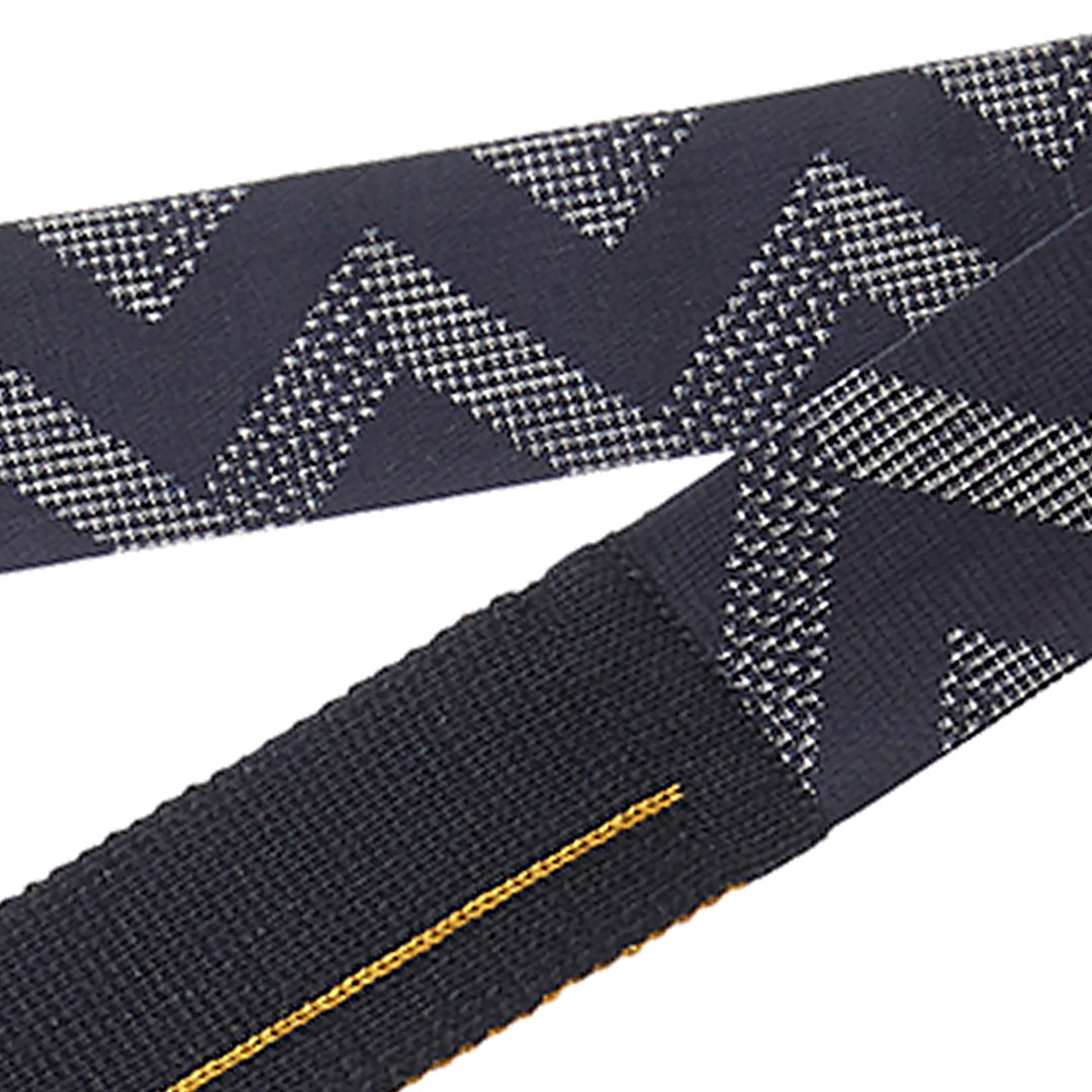 KIMONOニット　ミニタイ - 本場大島紬　蘇鉄　泥藍