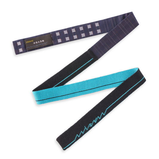 KIMONOニット　ミニタイ - 本場大島紬　華かすり「勝」1327