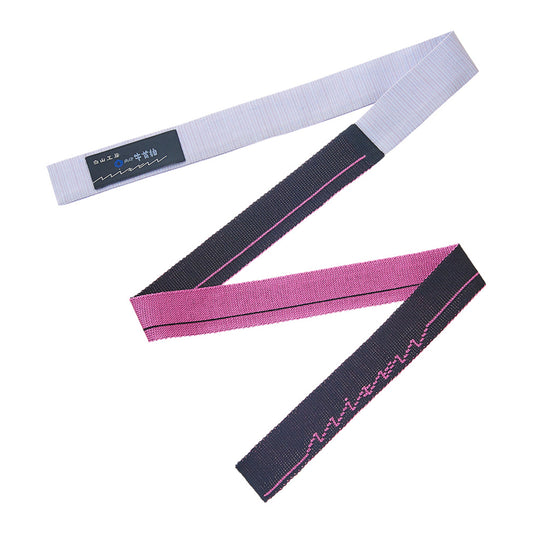 KIMONOニット　ミニタイ - 牛首紬 「昇」シャンブレー 降らし雨