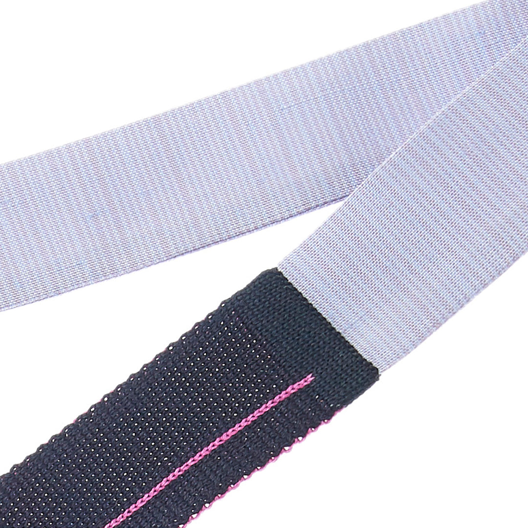 KIMONOニット　ミニタイ - 牛首紬 「昇」シャンブレー 降らし雨